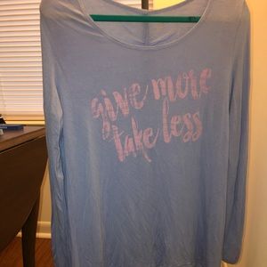 Gaiam lightweight tunic top